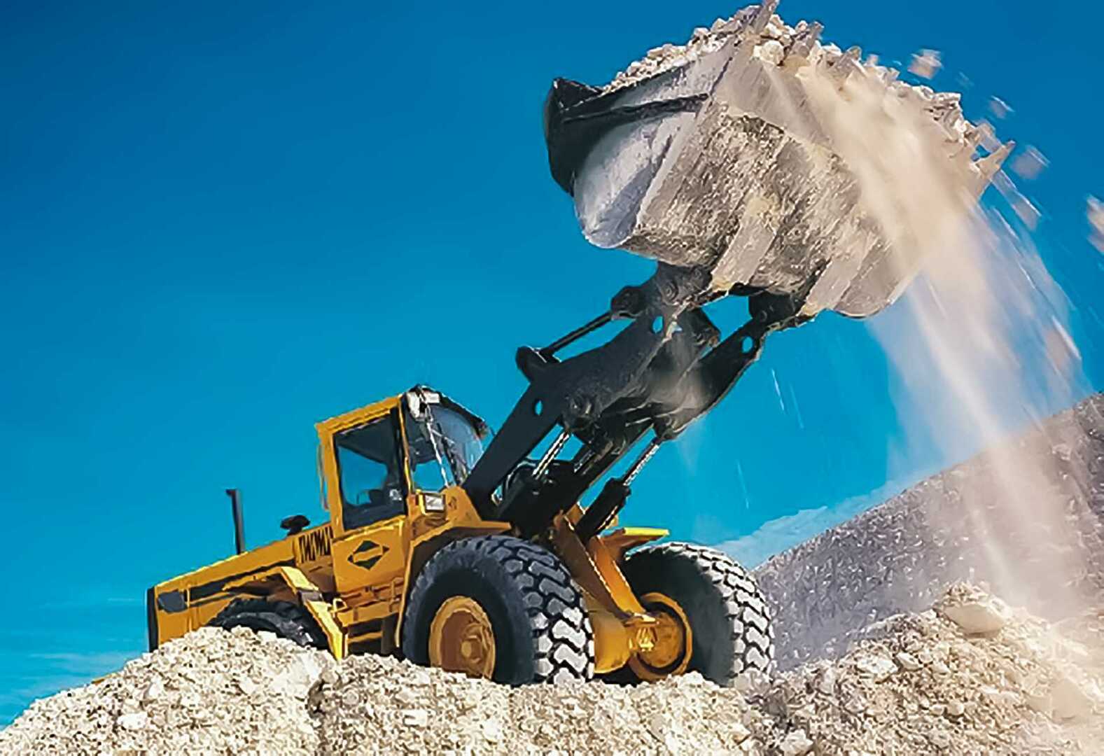 Выбор с карьер щебень