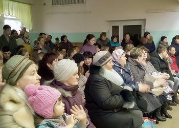 Как в Полетаево поздравляли защитников Отечества