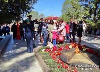 День Победы отмечают в селе Долгодеревенском