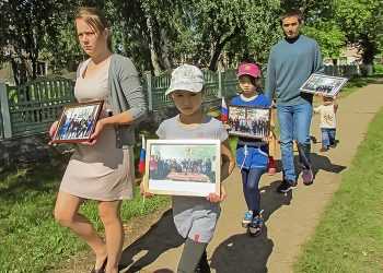 В Сосновском районе воспитанники приюта поддержали акцию «Свеча памяти»