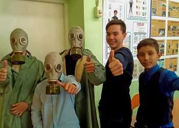 В Долгодеревенской школе детей учили, что нужно делать в чрезвычайной ситуации