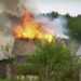 В садах Сосновского района загорелся жилой дом