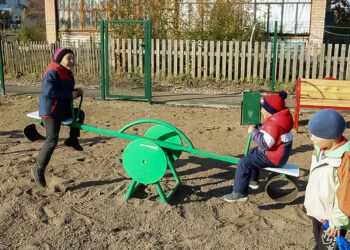В Саккулово  открыта детская площадка