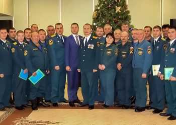 В День спасателя сотрудники ПСЧ-61 села Долгодеревенского получили поощрения