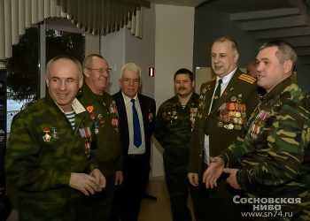 В РДК Сосновского района прошел торжественный прием к 23 февраля