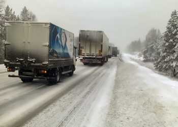 На М-5 введено ограничение движения для грузовиков и автобусов