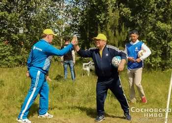 В Сосновском районе сыграли в футгольф с Николаем Валуевым