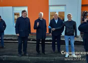 На строительстве детских садов в Сосновском районе увеличено число рабочих
