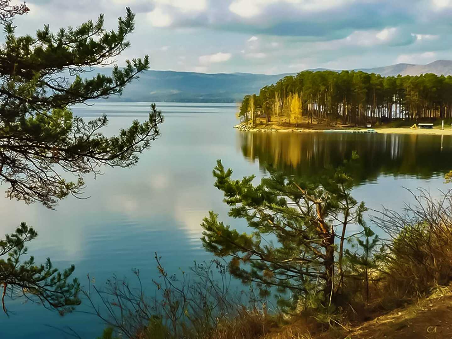 Озеро Тургояк Челябинская