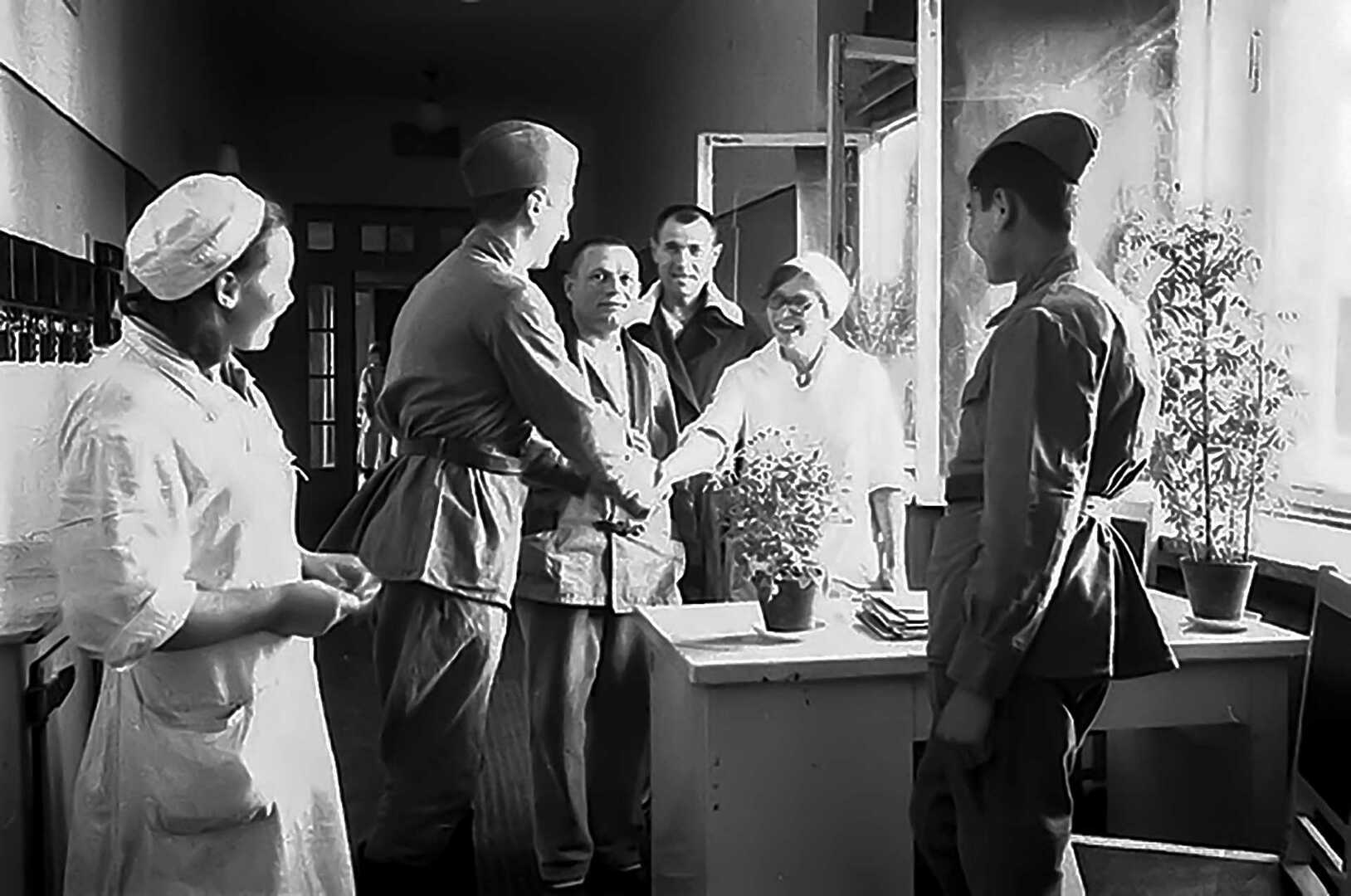 Гусева фронтовая медсестра. Госпиталь в годы войны 1941-1945.