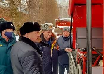 В Сосновском районе проверили готовность техники и кадров к весенним ЧС