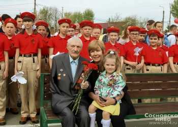 Утренняя часть большого праздника в Долгодеревенском в честь 76-летия Победы