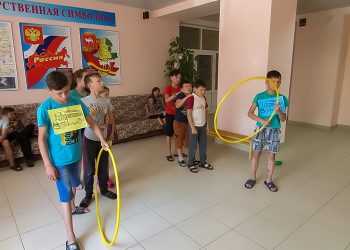 Воспитанники Есаульской школы-интерната повторили правила ПДД