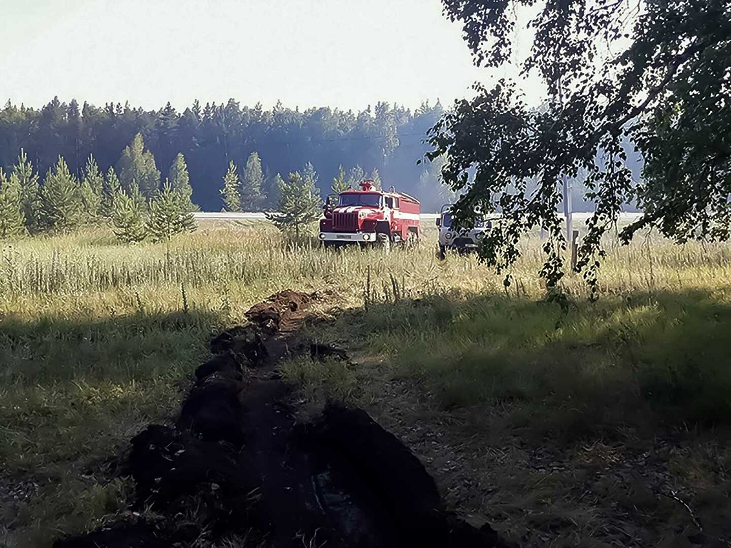 Противопожарные службы Сосновского района борются с лесными пожарами -  Сосновская Нива