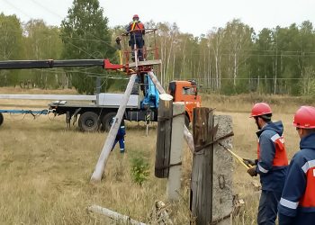 Жители Шигаево о крупной аварии на ЛЭП даже не догадывались