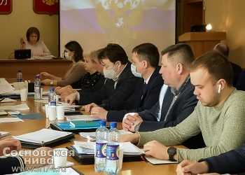 15 сентября состоится 14 заседание Собрания депутатов Сосновского района