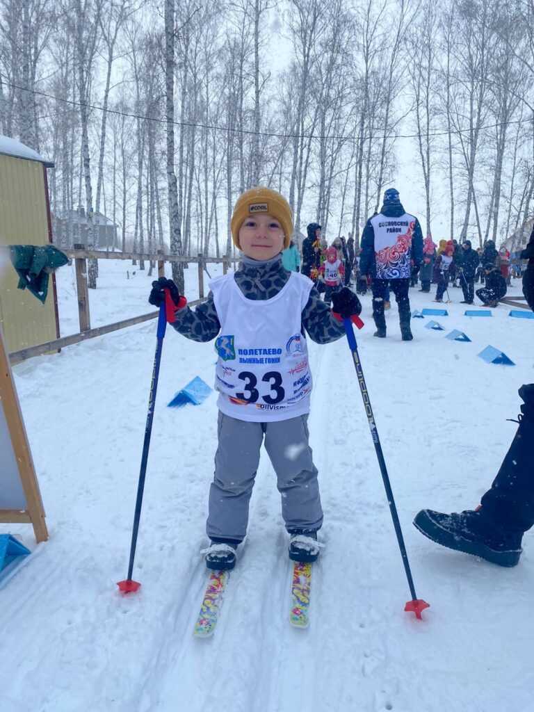 Воспитанники детских садов Сосновского района вышли на лыжню
