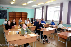 Девятиклассники Сосновского района 24 мая сдавали обязательный экзамен