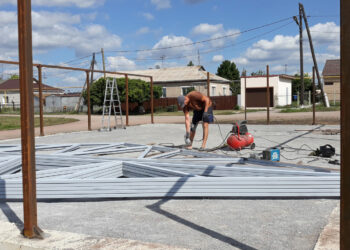В Солнечном продолжается большая стройка