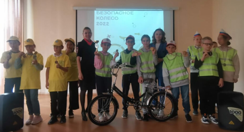 Школьники из Сосновского района соревновались в конкурсе "Безопасное колесо"