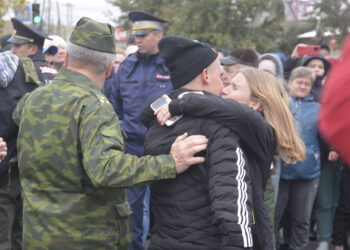 Вторая отправка мобилизованных и добровольцев прошла в Сосновском районе