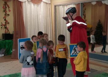 Для дошкольников провели неделю дорожной безопасности