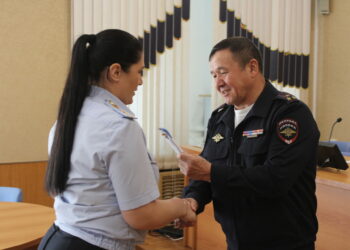 Полицейские Сосновского района получили новые звания