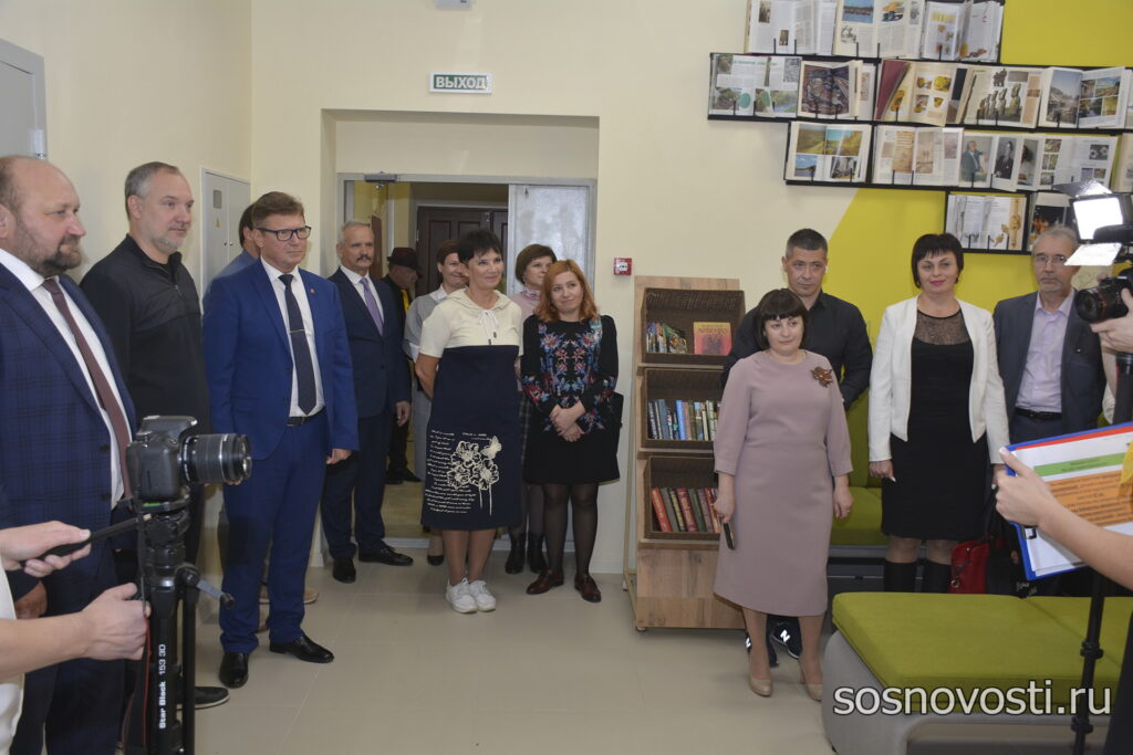 В Сосновском районе после длительного ремонта открылась библиотека