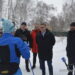 Алексей Текслер передал полетаевским лыжникам ратрак