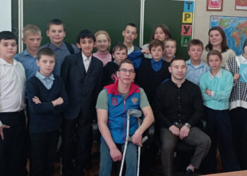 В гости к школьникам села Большое Баландино заглянули паралимпийцы