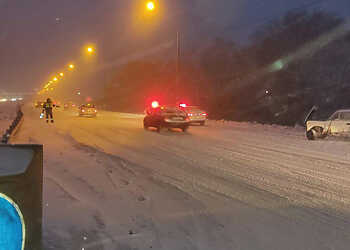 В Сосновском районе в снегопады произошло несколько ДТП