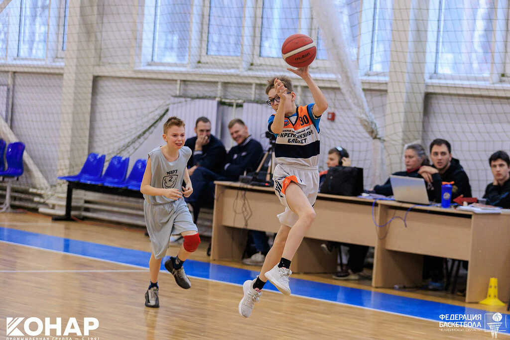 Сосновские школьники стали призёрами детского первенства по баскетболу