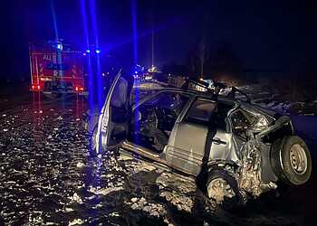 В Сосновском районе перевернулся большегруз. Водитель погиб