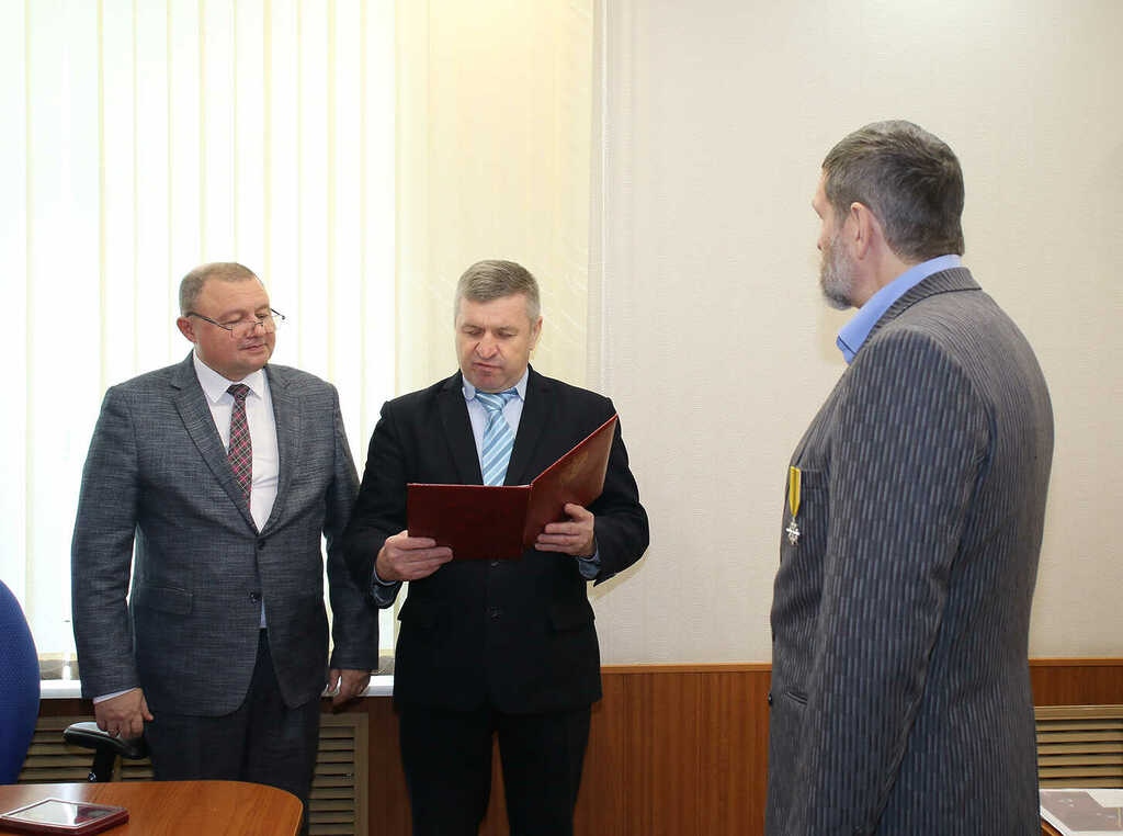 Добровольца из Сосновского района наградили медалью ордена «За заслуги перед Отечеством»