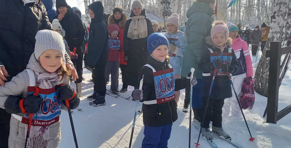 Дошкольники из Полевого стали призерами лыжных гонок