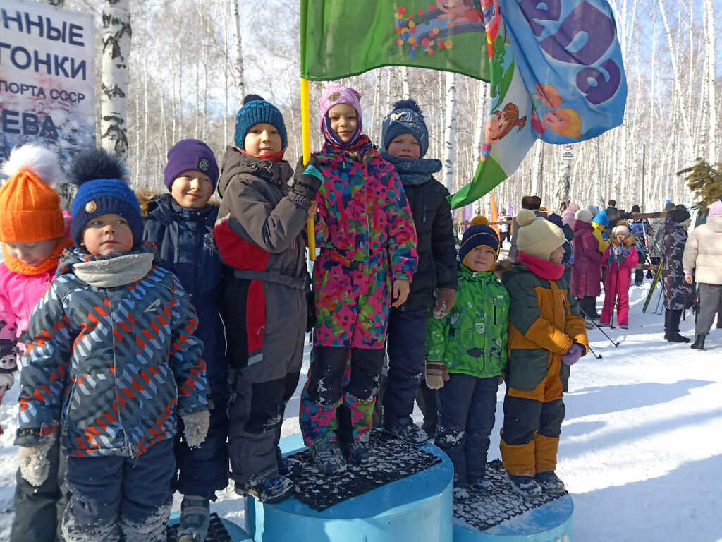 Сосновские дошкольники вышли на лыжню