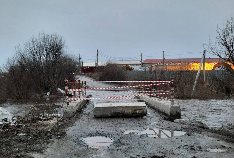 Мост между Ужевкой и Рощино закрыли из-за паводка