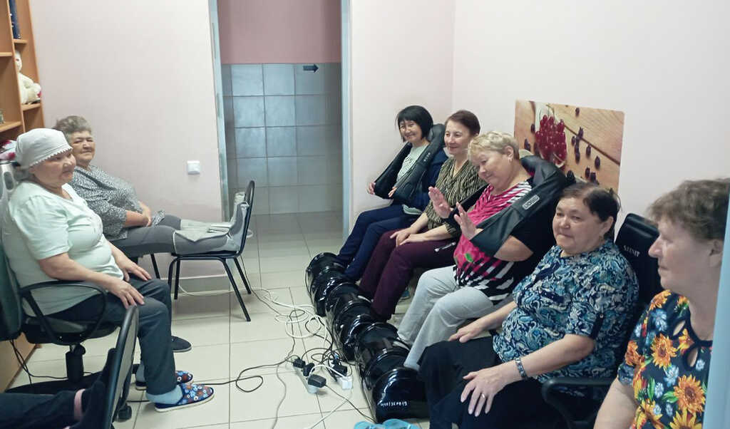 В Теченском работает группа здоровья для пожилых