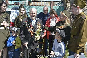 В Сосновском районе поздравляют ветеранов Великой Отечественной войны