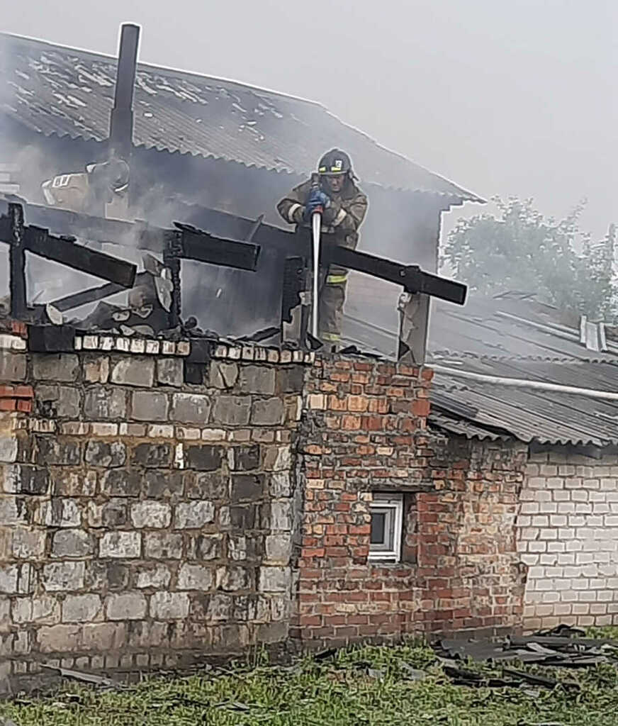 В Полетаево сгорела баня - Сосновская Нива