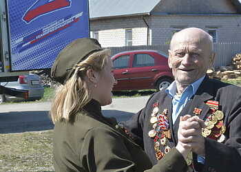 В Сосновском районе поздравляют ветеранов Великой Отечественной войны