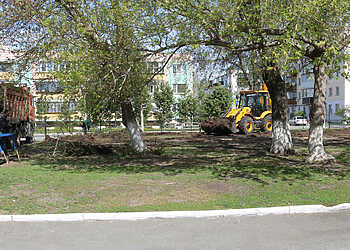 В Кременкульской школе приступили к строительству спортивных площадок