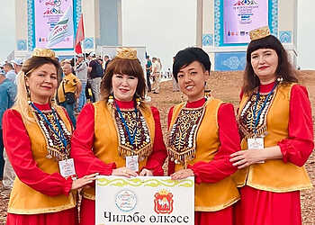 Ансамбль «Умырзая» принял участие во Всероссийском Сабантуе
