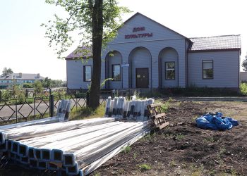 В Саккулово идет строительство парка