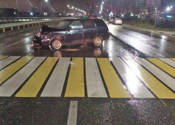 В Сосновском районе женщина попала под колеса на пешеходном переходе