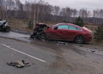 На дороге «Западный обход Челябинска» в аварии машину разорвало на части
