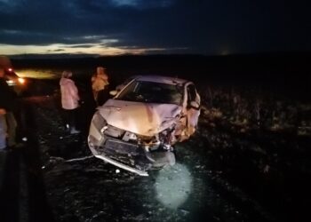 Возле Есаульского четыре машины попали в ДТП, ранен водитель