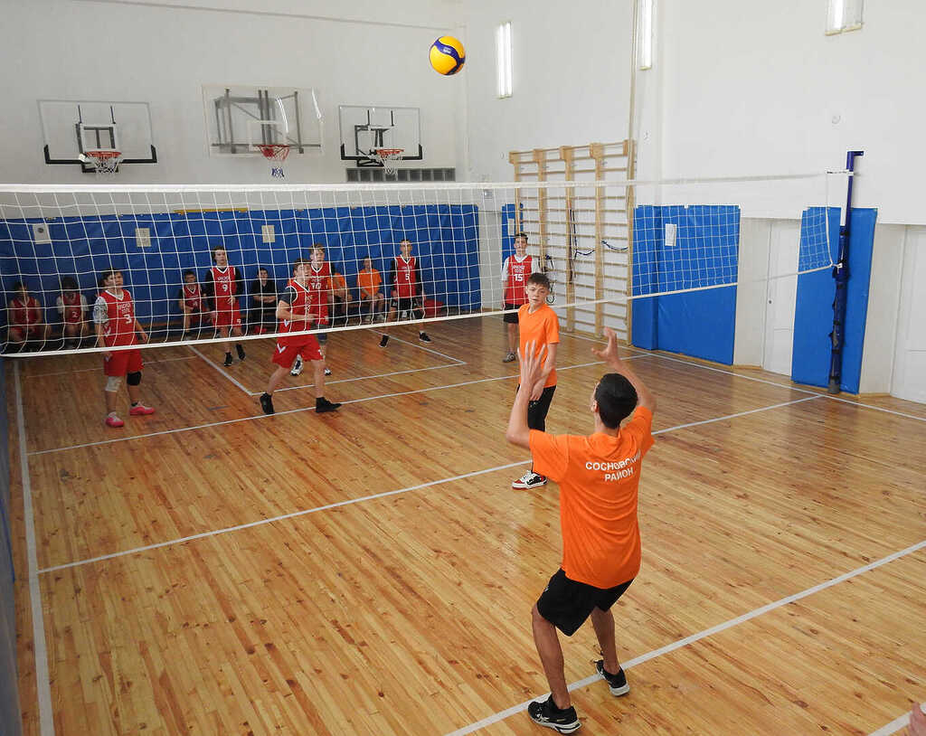 В Сосновском районе прошло первенство по волейболу среди юношей