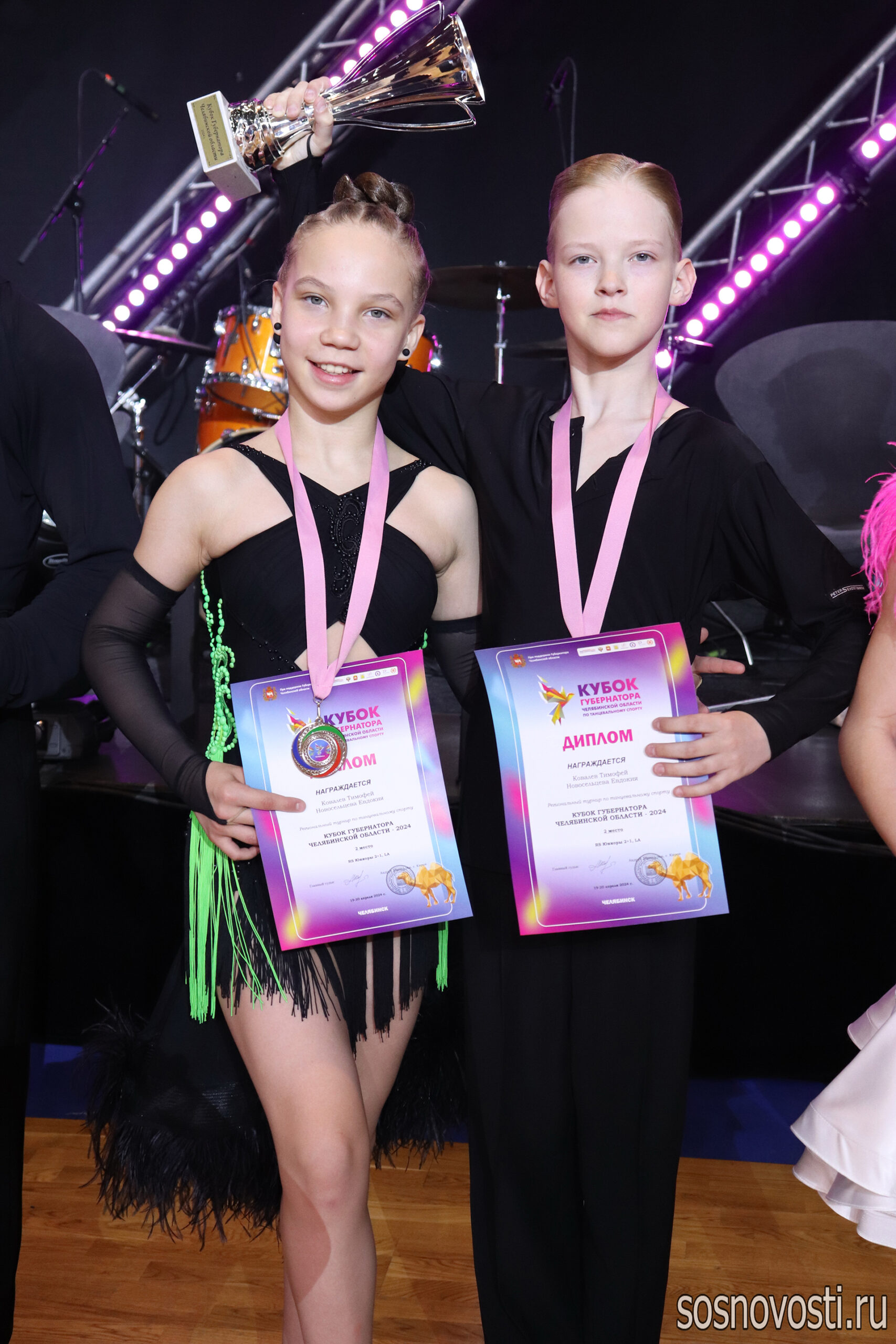 Школьники из Долгодеревенского и Рощино танцевали на Кубке губернатора