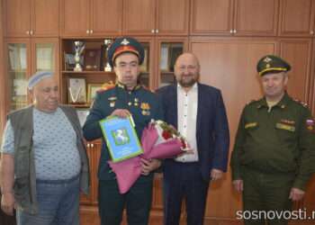Глава Сосновского района поблагодарил Героя России